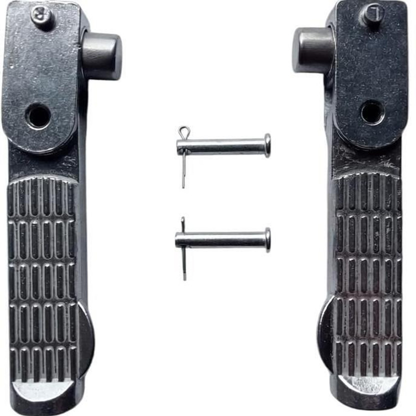 Genratic Electric Scooter Footrest Left Right Both Side Foot Rest(Silver)