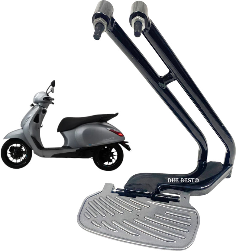 Dhe Best Scooter Rear Ladies Footrest / Foot rest For Chetak 3502 Foot Rest(Black)