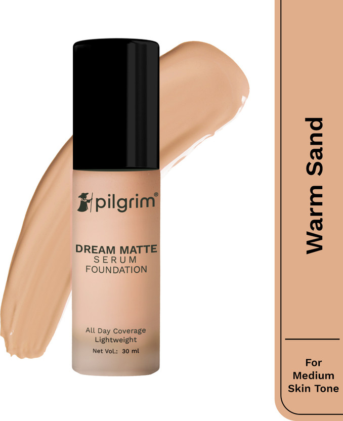 Pilgrim Dream Matte Serum Lightweight Foundation Non-cakey with All-Day Coverage Foundation(Warm Sand 223, 30 ml)