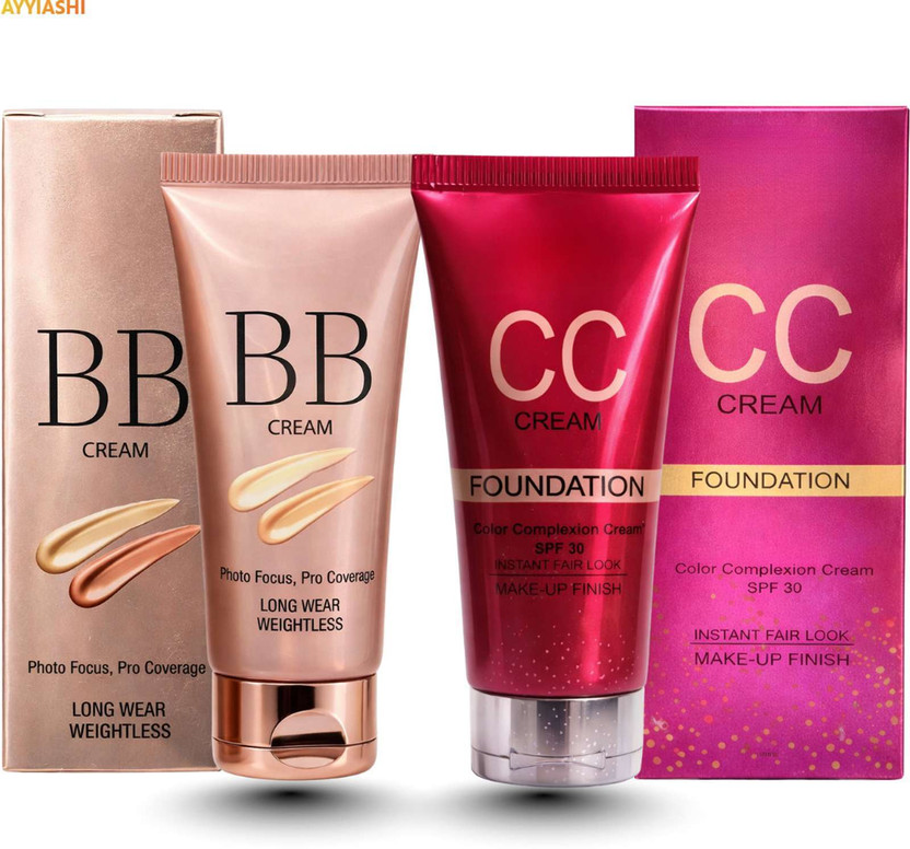 K.Y.L.Plus BB and CC Foundation Cream combo for Girl and Women (Pack of 2( Foundation(Beage, 60 g)