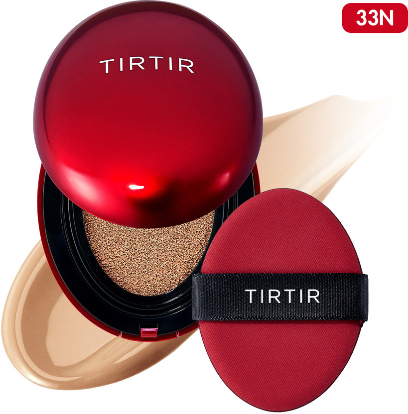 Tirtir Tirtir Mask Fit Red Cushion Foundation, Full coverage #33N MACCHIATO Foundation(33N MACCHIATO, 18 g) - Flipkart Deal