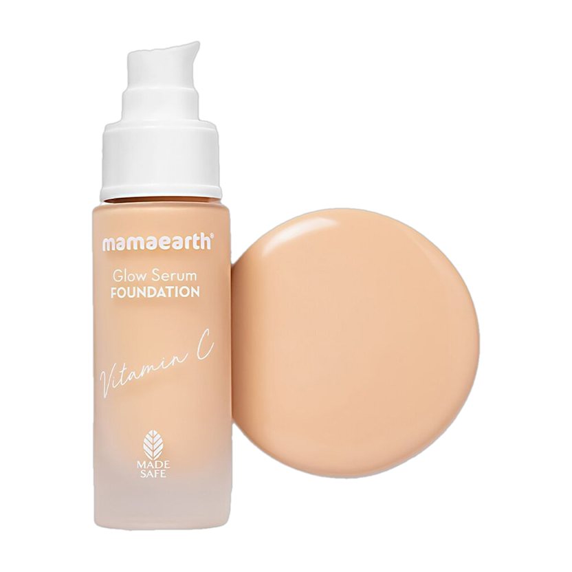 Mamaearth Foundation with Vitamin C & Turmeric for 12-Hour Long Stay Foundation(Ivory Glow, 30 ml)