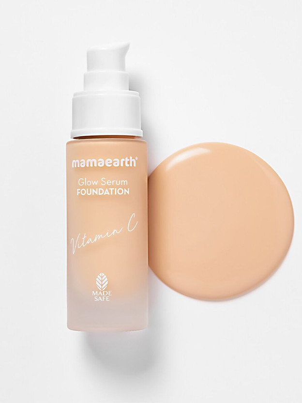 Mamaearth Foundation with Vitamin C & Turmeric for 12-Hour Long Stay Foundation(Ivory Glow, 30 ml)