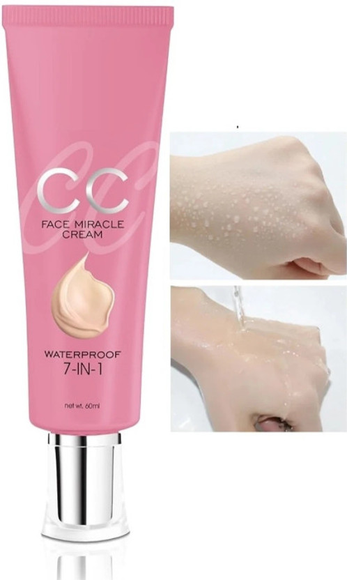 bevauty Cc And Bb Foundation Full Coverage For Normal Skin Type Cream Water Foundation(BEIGE, 60 ml)