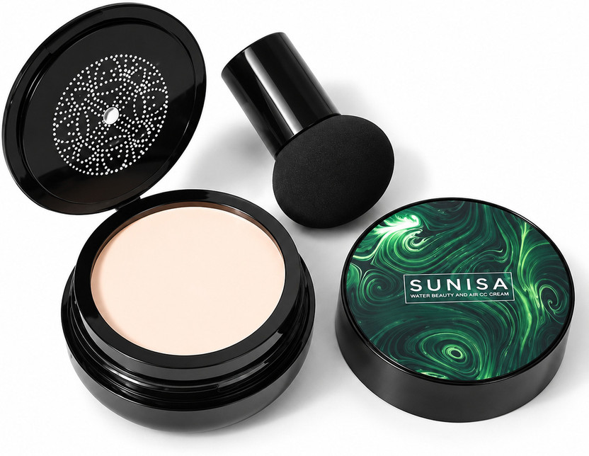 sv global india AS Sun Eisa 3 in 1 Air Cushion BB and CC cream  Foundation(ivory, 52 g)