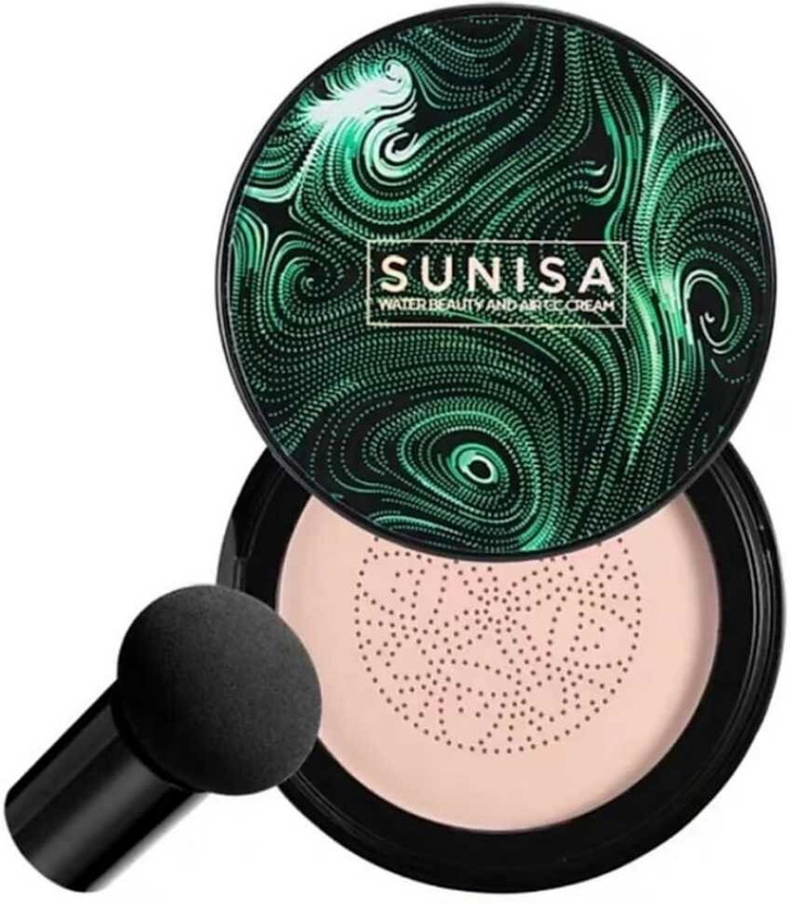 sunisa sunisa CC Cream Mushroom head air cushion Moisturizing Brightening BB Whitening Maquiagem (Creamy) Foundation (White, 20gm) Foundation(White, 20 g) - Flipkart Deal