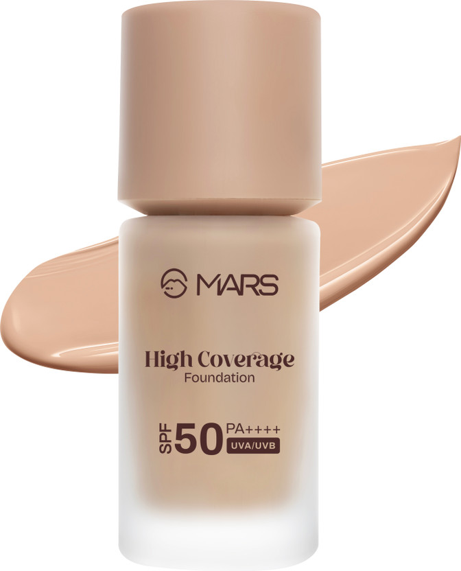 MARS SPF50 PA++++ High Coverage Foundation | Tested by IN-VIVO with 5 Star Foundation(SHADE-05, 40 ml)