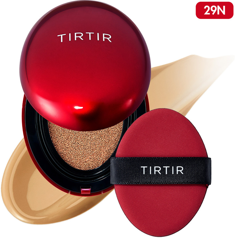 Tirtir Tirtir Mask Fit Red Cushion Foundation, Full coverage #29N NATURAL BEIGE Foundation(#29N NATURAL BEIGE, 18 g) - Flipkart Deal