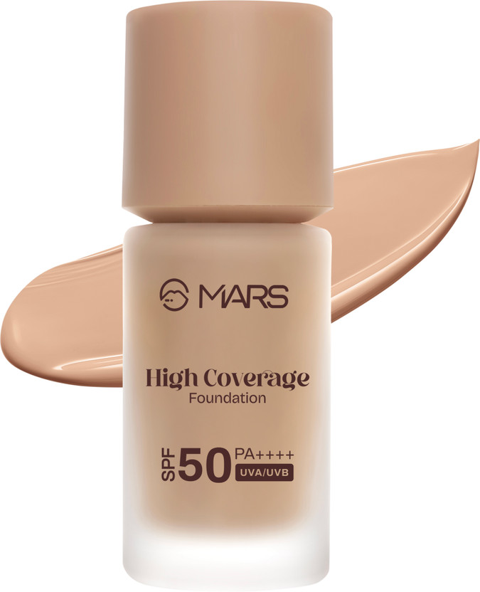 MARS SPF50 PA++++ High Coverage Foundation | Tested by IN-VIVO with 5 Star Foundation(SHADE-06, 40 ml)