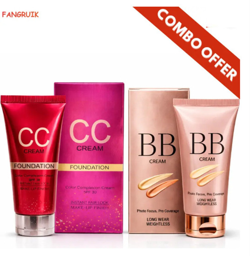 K.Y.L.Plus K.Y.L.Plus Flawless BB & CC Cream Combo – Long Wear & SPF 30 (30ml Each)  Foundation(NATURAL, 60 g) - Flipkart Deal