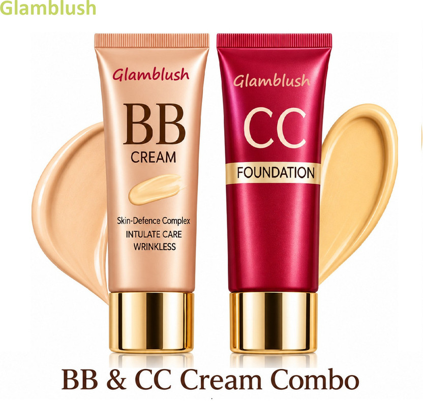 glamblush glamblush BB and CC Foundation Cream combo 03 Foundation(Foundation, 60 g) - Flipkart Deal