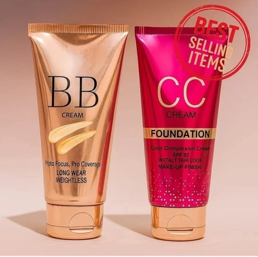 DIVA4EVR BB & CC Cream Combo|High Coverage|Long Wear|Weightless|  Foundation(Multicolor, 100 ml)
