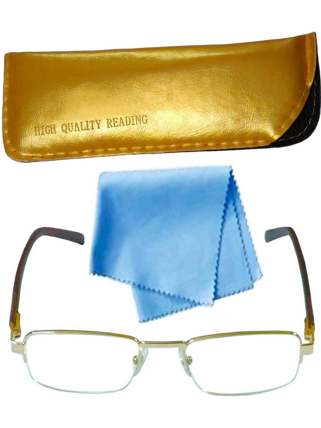Savy Half Rim (+2.75) Rectangle Reading Glasses(130 mm)
