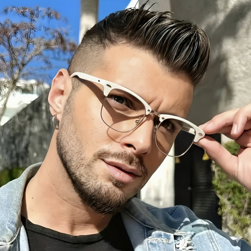 spectaswag Half Rim Round Frame(42 mm)