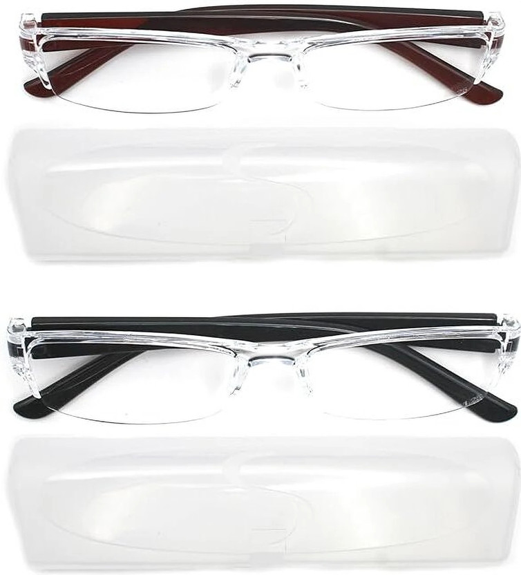Venzora Rimless (+1.50) Rectangle Reading Glasses(40 mm)