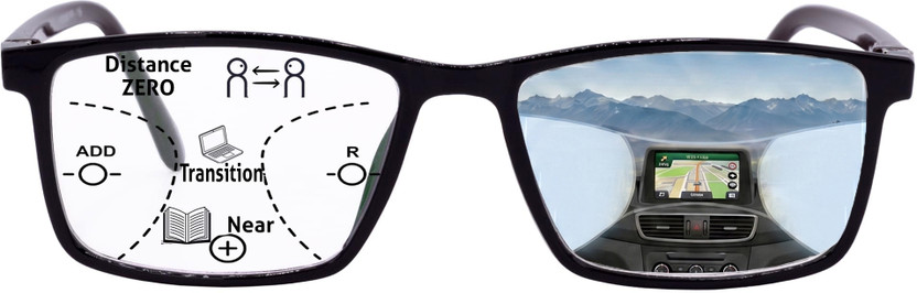 Hrinkar Full Rim (+1.75) Rectangle Reading Glasses(50 mm)