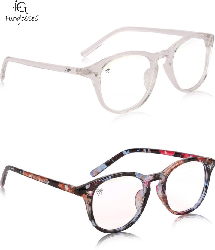 funglasses Full Rim Round Frame(50 mm)