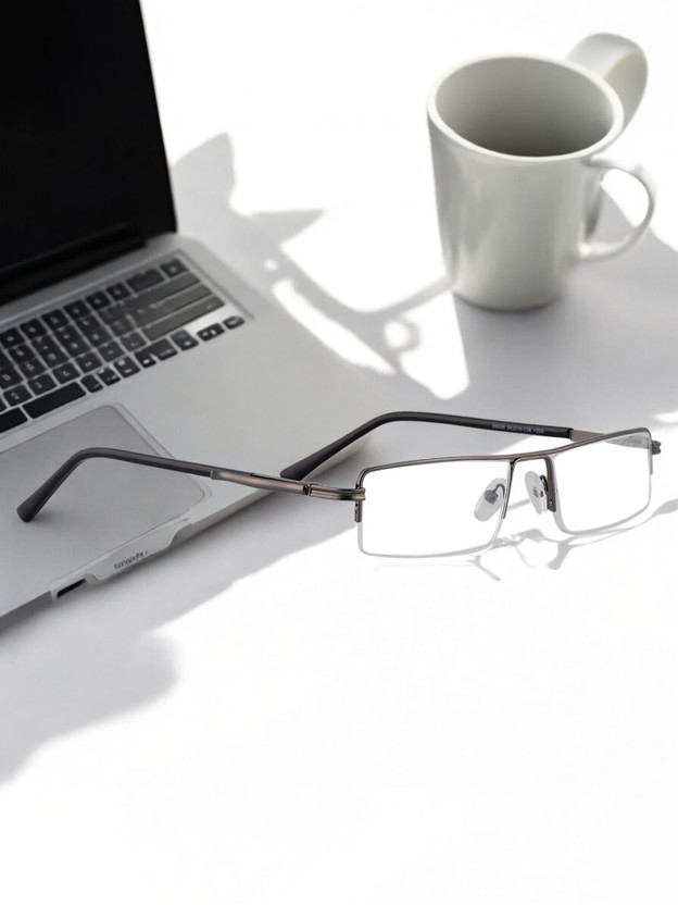 Redex Half Rim (+3.00) Rectangle Reading Glasses(55 mm)