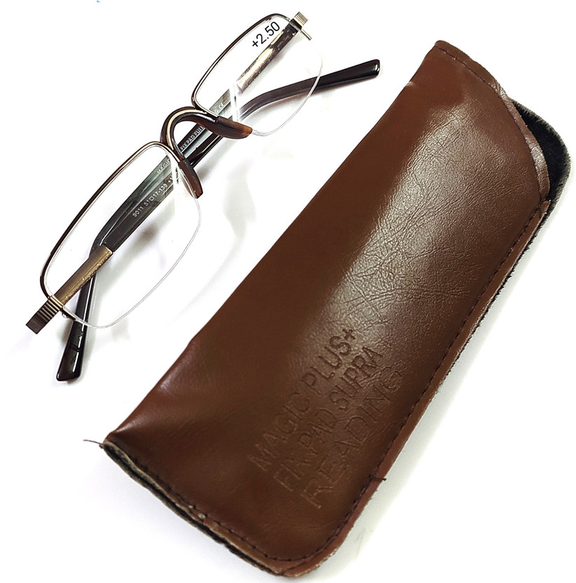 Young Tag Half Rim (+2.50) Oval Reading Glasses(120 mm)