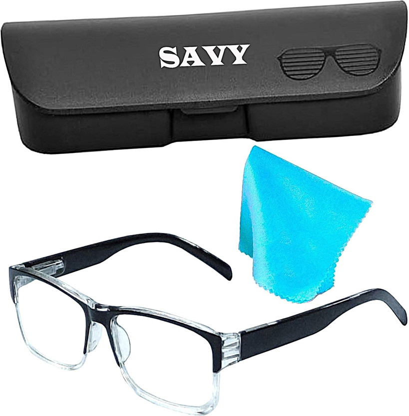 Savy Full Rim (+2.25) Rectangle Reading Glasses(130 mm)