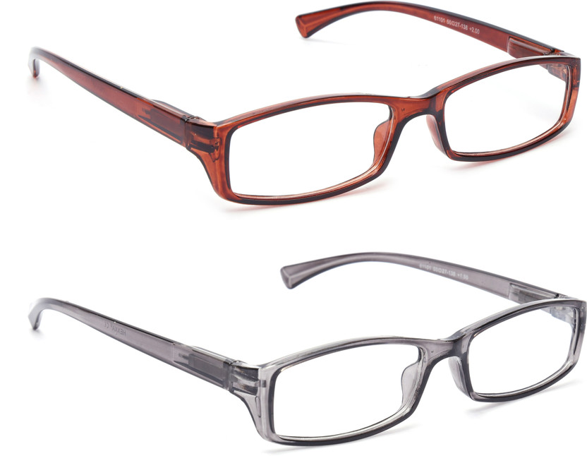 HEXXA Full Rim (+2.00) Rectangle Reading Glasses(48 mm)