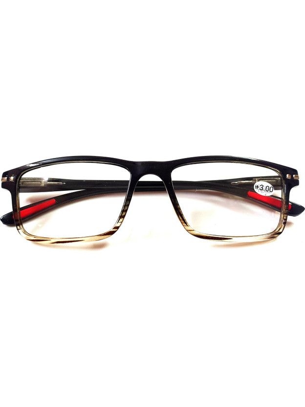 Young Tag Full Rim (+2.50) Rectangle Reading Glasses(130.01 mm)