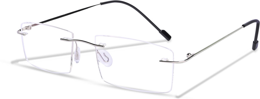 REDHILLS Rimless (+1.25) Rectangle Reading Glasses(55 mm)