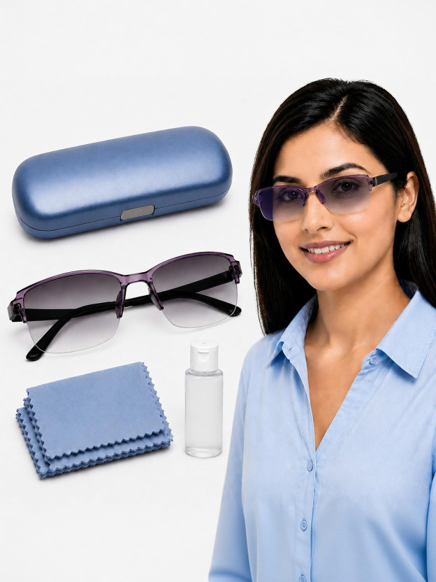 NesCart Half Rim (+2.70) Rectangle Reading Glasses(130 mm)