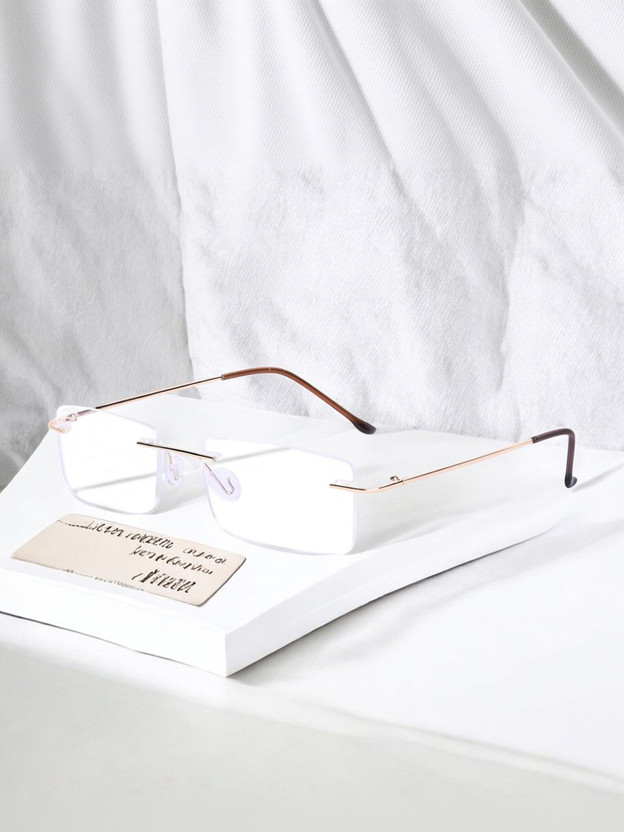 Redex Rimless (+1.25) Rectangle Reading Glasses(20 mm)