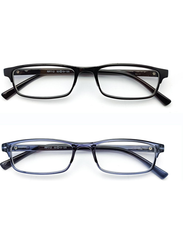 hubofoptical Full Rim (+2.75) Rectangle Reading Glasses(50 mm)