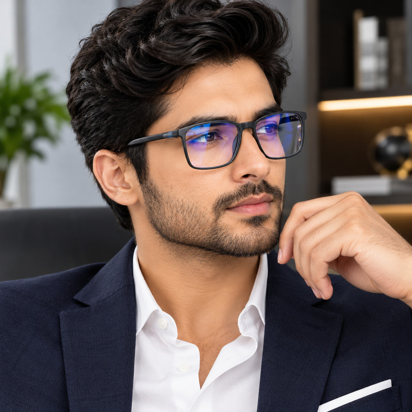 SIZAL Full Rim (-0.25) Aviator, Cat-eyed, Clubmaster, Oval, Rectangle, Round, Square, Wayfarer, Wrap-around Reading Glasses(0 mm)