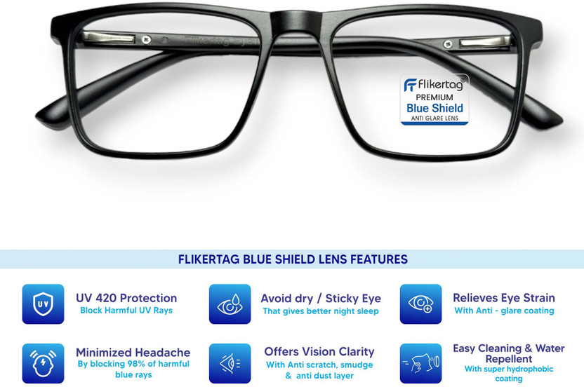 Flikertag Flikertag Full Rim Rectangle Frame(50 mm) - Flipkart Deal