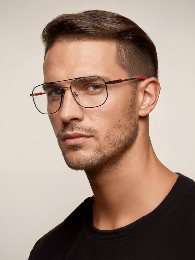 Police Full Rim Square Frame(51 mm)
