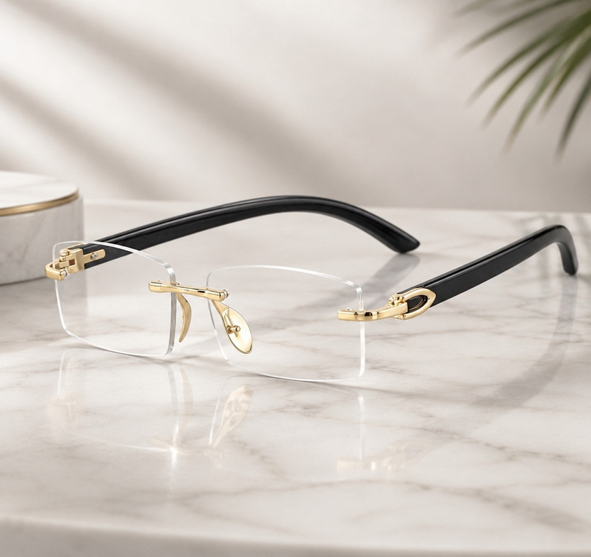 VORNEX Rimless Rectangle Frame(140 mm)