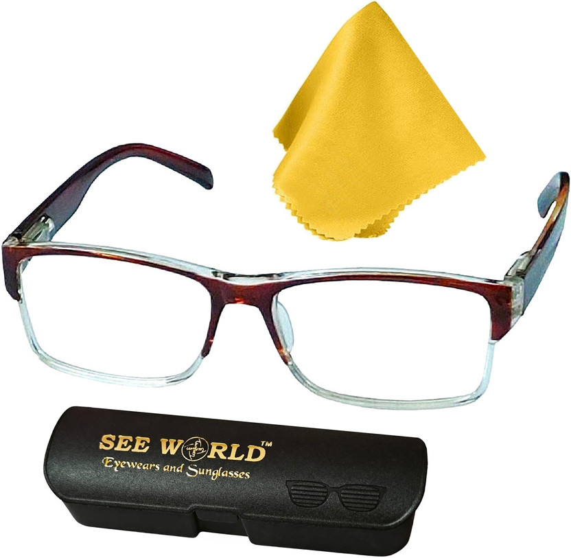 See World Full Rim (+2.25) Rectangle Reading Glasses(130 mm)