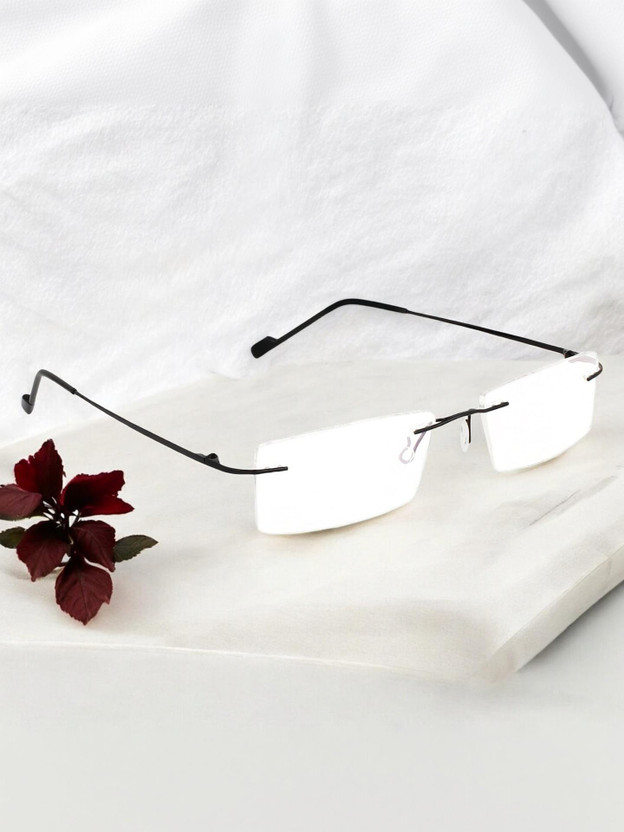 Redex Rimless (+2.25) Rectangle Reading Glasses(20 mm)