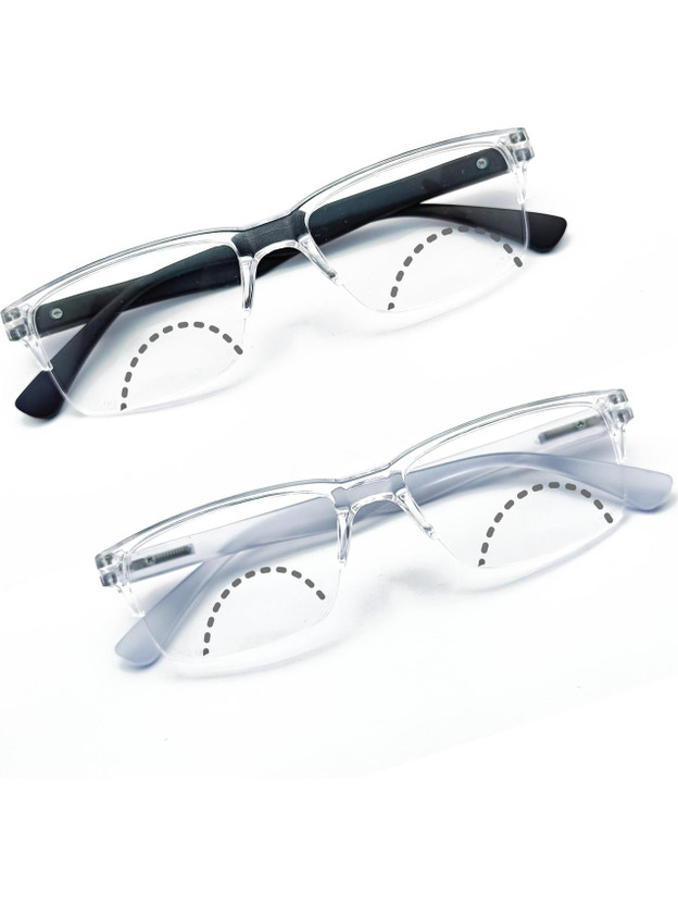 hubofopticals Half Rim (+2.00) Rectangle Reading Glasses(50 mm)