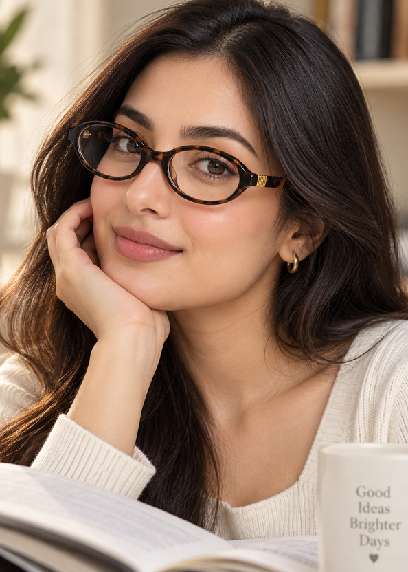 Xavia Full Rim (+0.25) Oval Reading Glasses(52 mm)