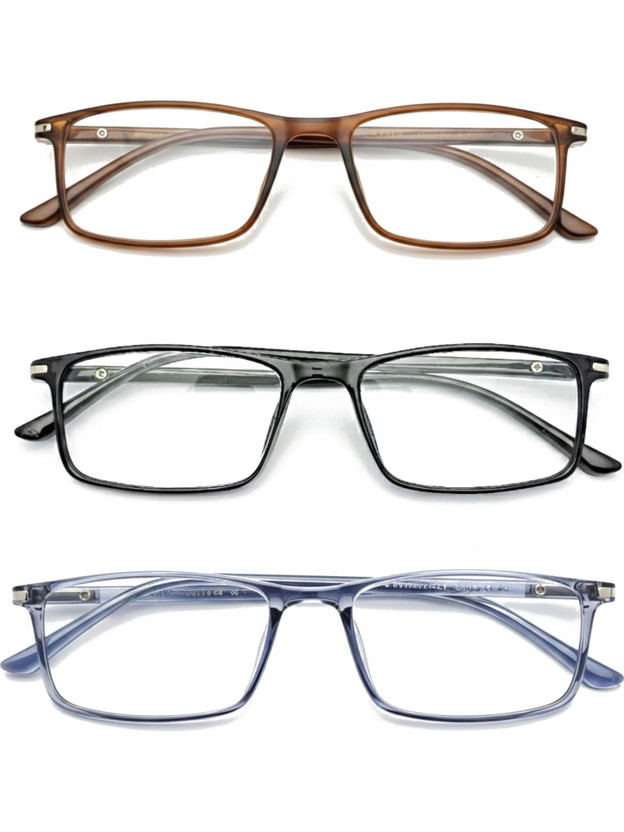 hubofopticals Full Rim (+2.75) Rectangle Reading Glasses(50 mm)