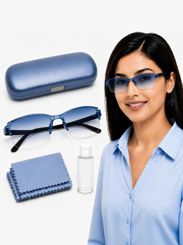 NesCart Half Rim (+2.70) Rectangle Reading Glasses(130 mm)