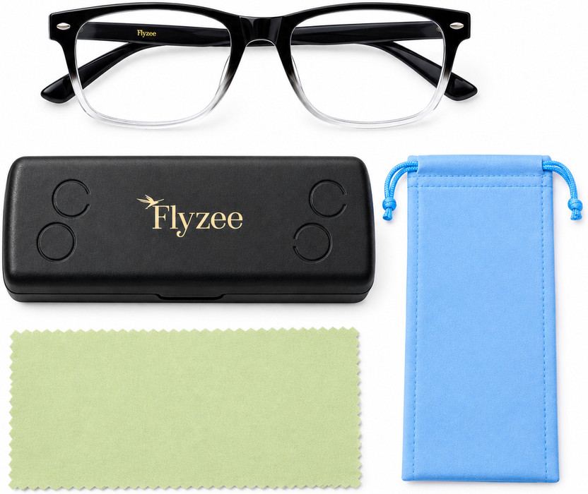 Flyzee Full Rim (+2.00) Oval Reading Glasses(140 mm)