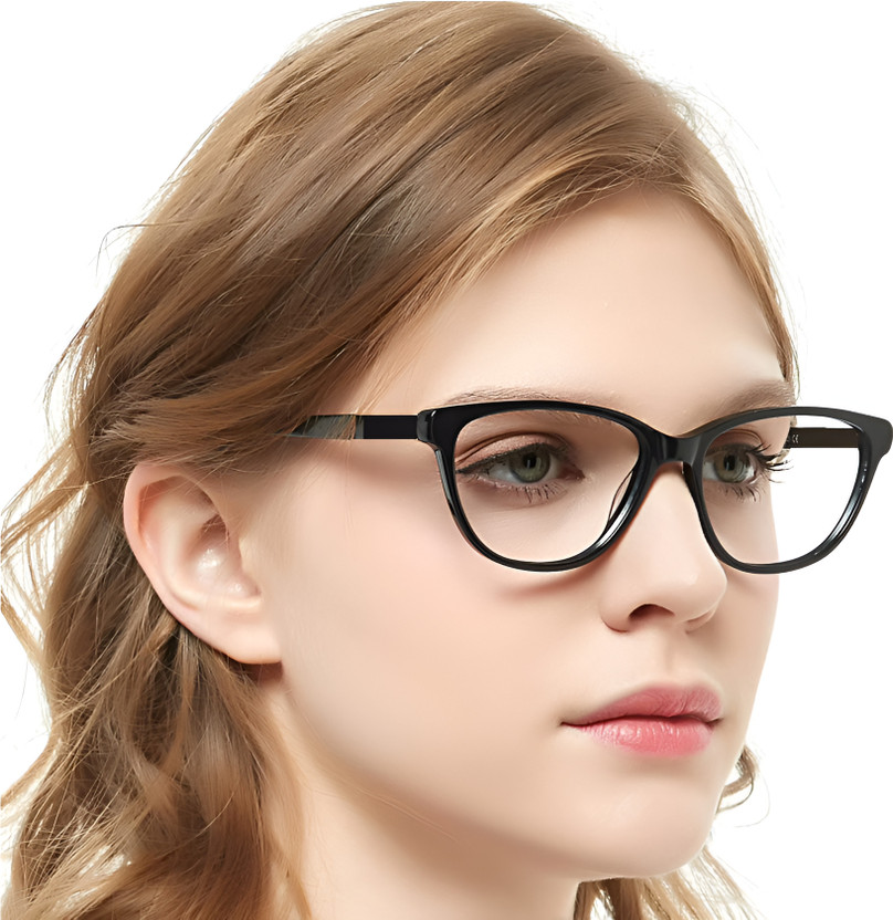 BLACK BURG Full Rim Round, Oval, Cat-eyed, Round Frame(55 mm)
