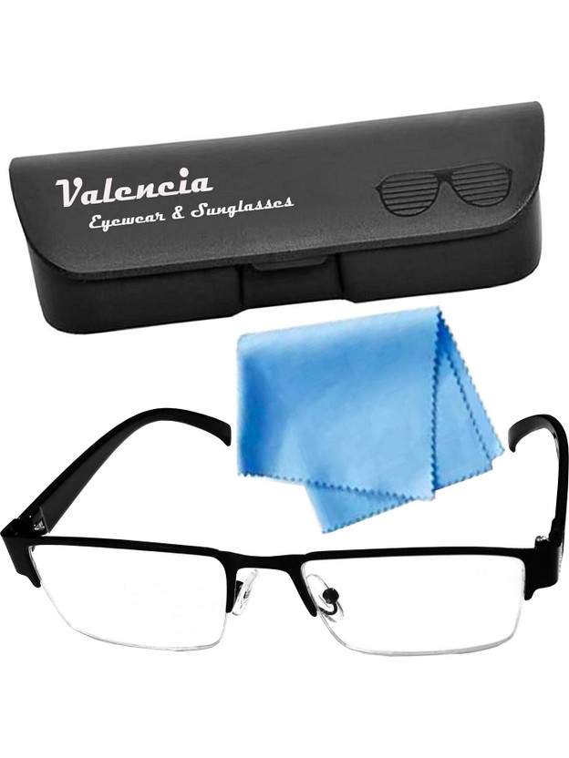 VALENCIA Half Rim (+2.25) Rectangle Reading Glasses(130 mm)