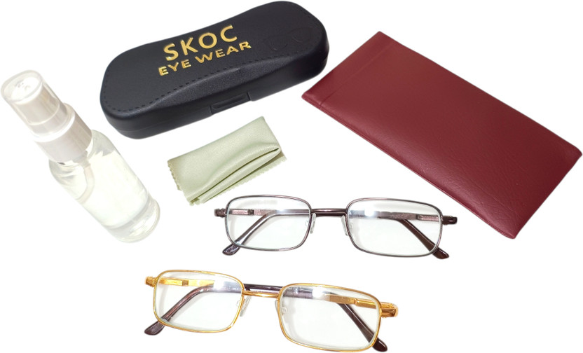 SKOC Full Rim (+2.50) Rectangle Reading Glasses(135 mm)