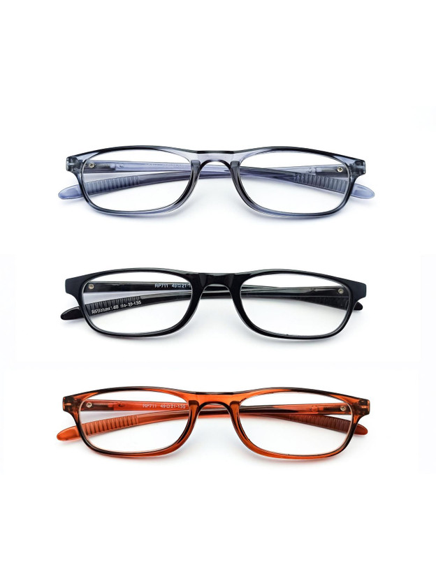 hubofoptical Full Rim (+1.00) Rectangle Reading Glasses(50 mm)