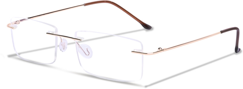 Redex Rimless (+2.25) Rectangle Reading Glasses(55 mm)