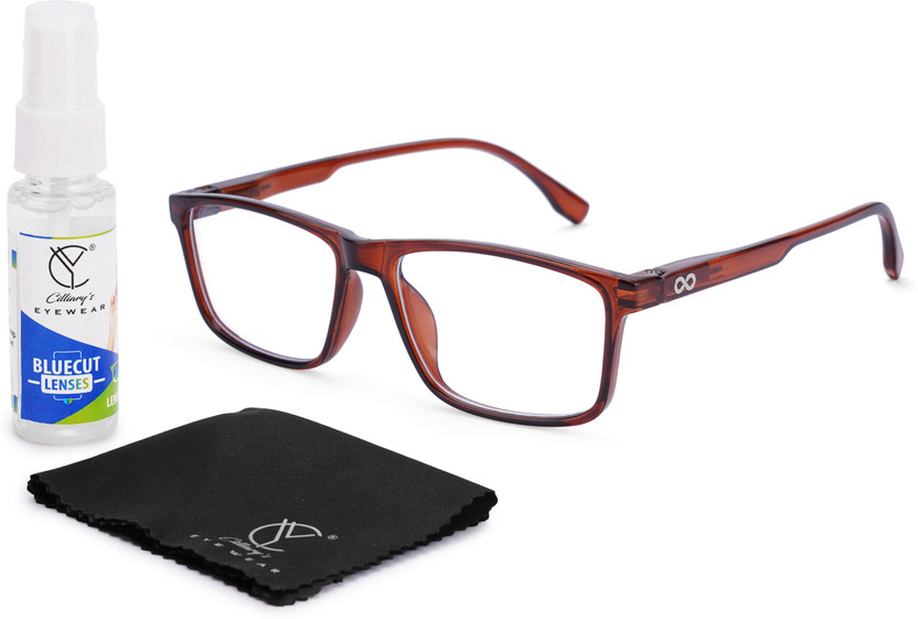 cilliary's Full Rim (+1.75) Square Reading Glasses(52 mm)