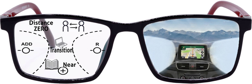 Redleaf Full Rim (+1.50) Rectangle Reading Glasses(50 mm)