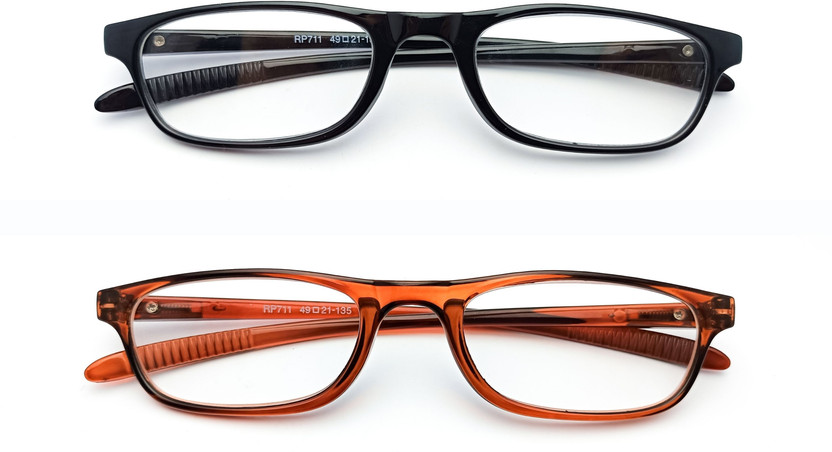 hubofoptical Full Rim (+2.25) Rectangle Reading Glasses(50 mm)