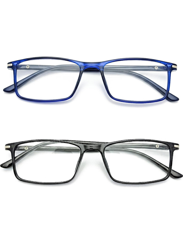 hubofopticals Full Rim (+1.00) Rectangle Reading Glasses(50 mm)
